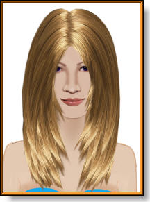 long layered hair image